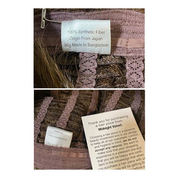 Sassy Spikey Wig - Dark Auburn Synthetic Locs, NWT - A1039 - Picture 5 of 15